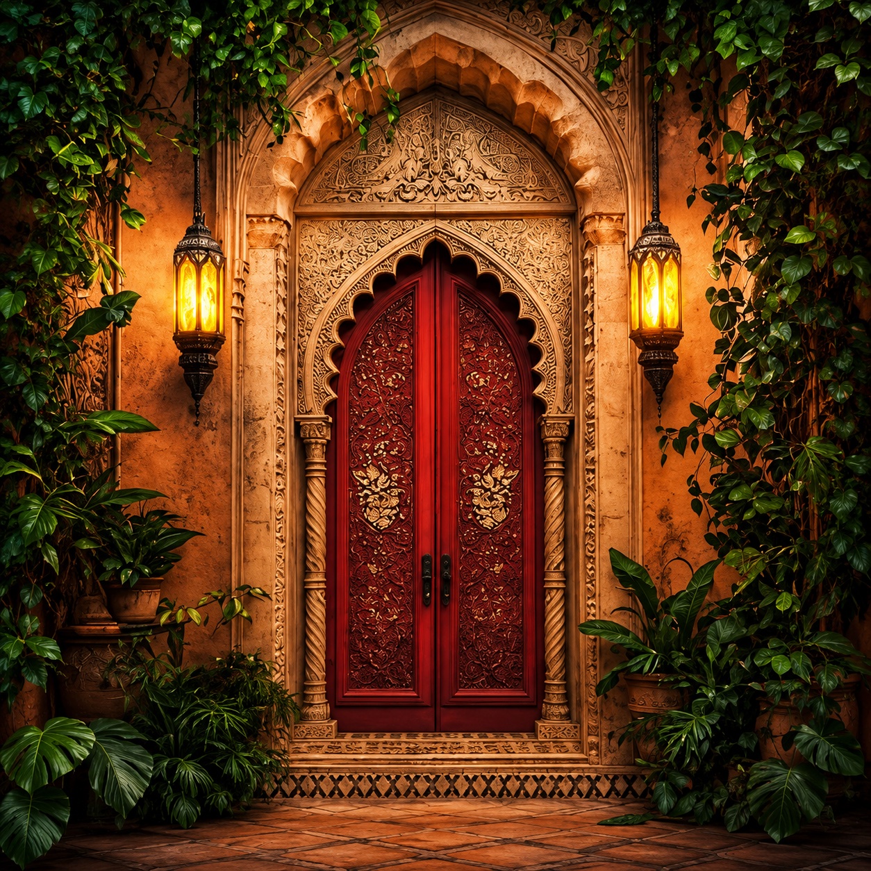 Royal Palace Door - Pre-Wedding photoshoot theme at Aadhan Creation